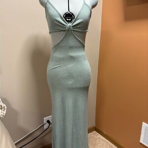 Audrey 3+1 Backless Mint Dress